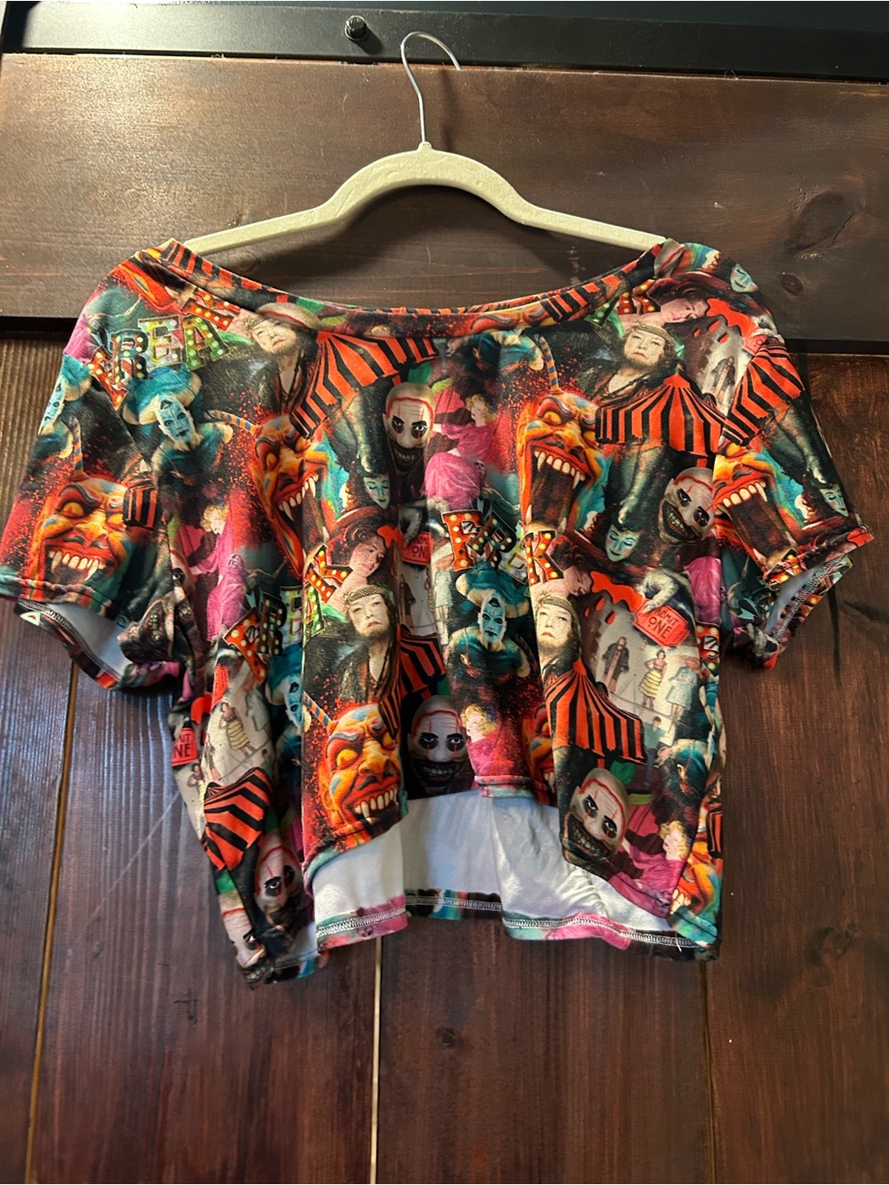 American Horror Story Freak Show Graphic Crop Top